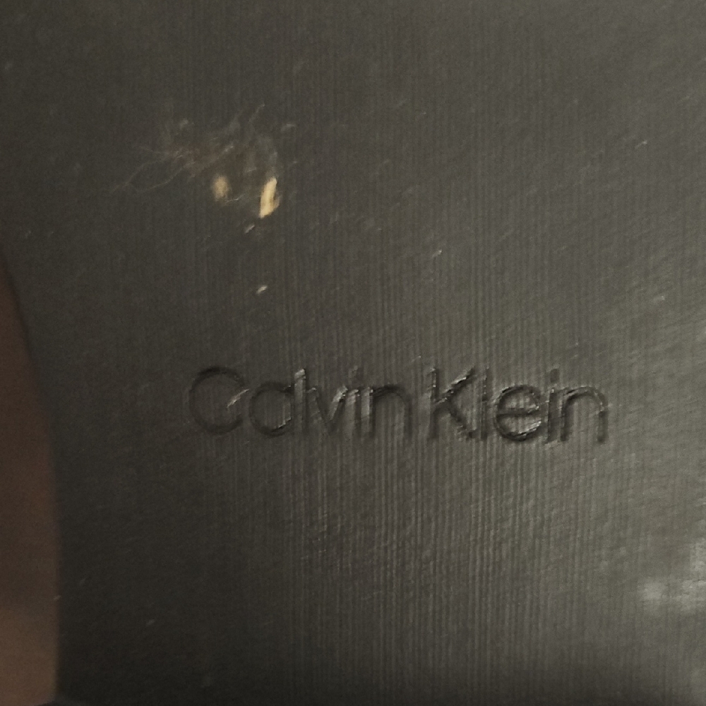 Men's Calvin Klein Leather Loafers Size 8 - Picture 3 of 13
